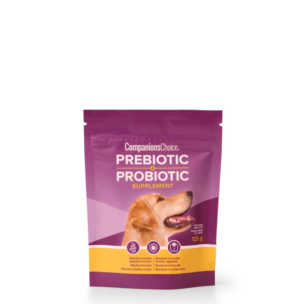 Companions Choice Prebiotic + Probiotic Powder Pet Supplement